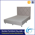 Modern Bed Set KD Wooden Bed Base With Headboard